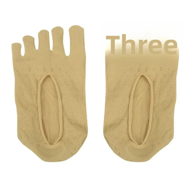 Invisible Breathable Mesh Silicone Socks