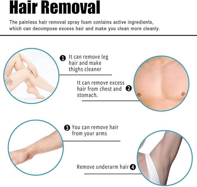 Smooth Hair Removal Cream Spray