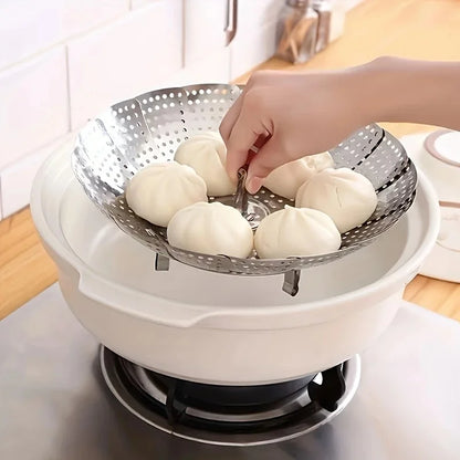 Stainless Steel Expandable Steamer Basket | Imported Quality