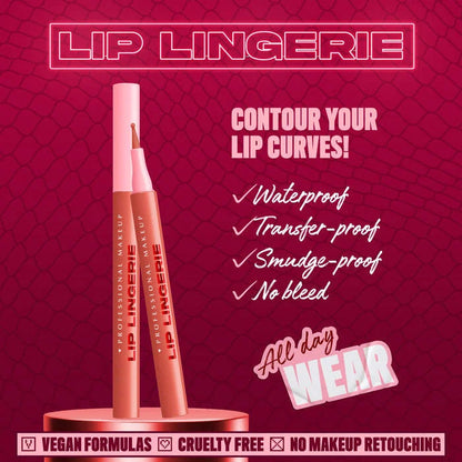 Ballpoint tip- Proof Waterproof Long-lasting  Lip Liner Stain