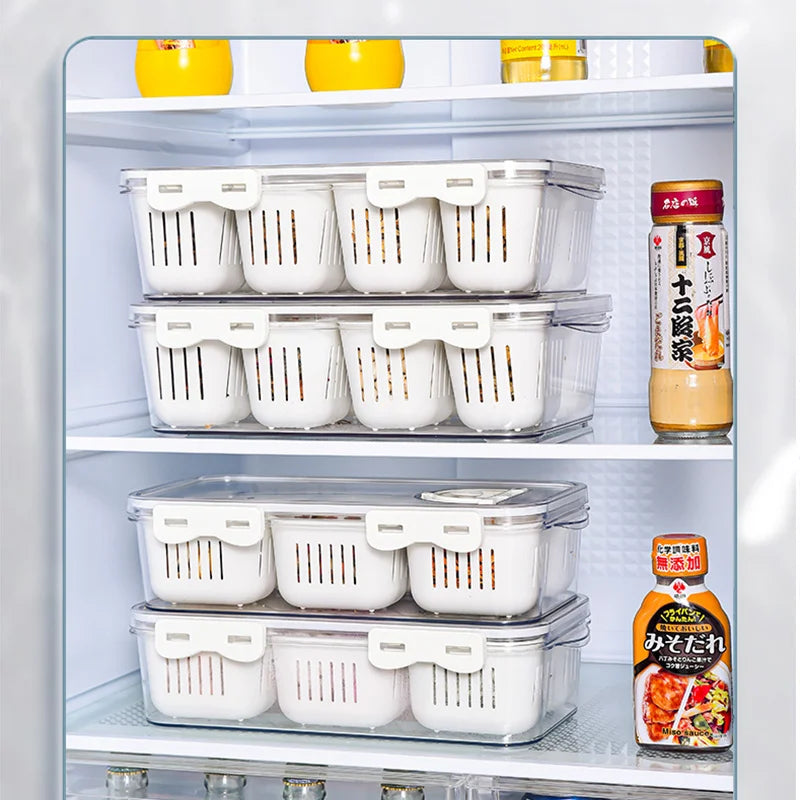 Fresh Portable Snack & Veggie Storage Box