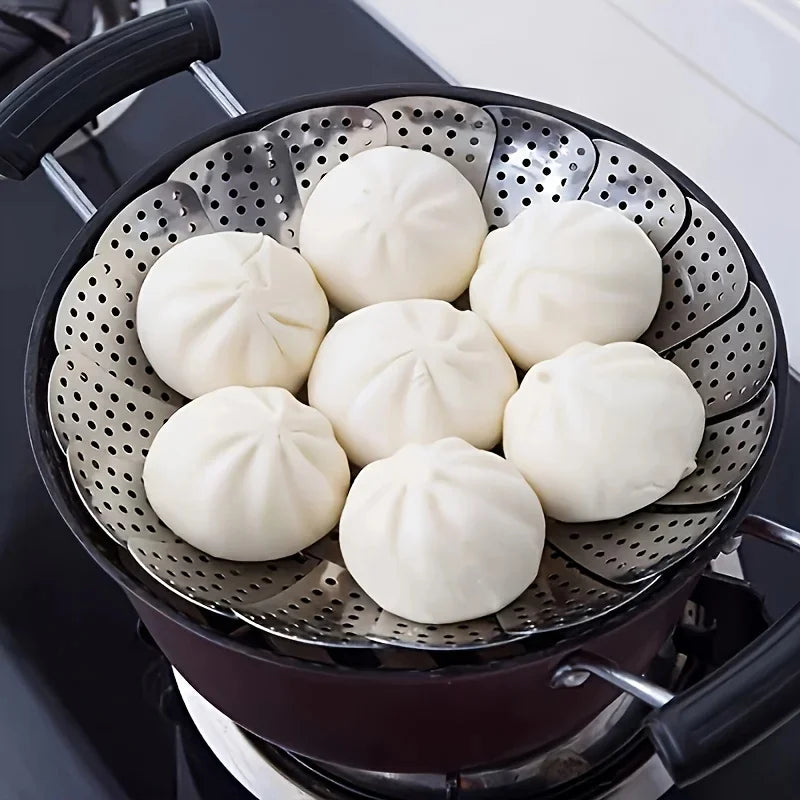 Stainless Steel Expandable Steamer Basket | Imported Quality
