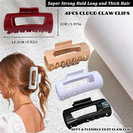 Soft Hair Claw Cloud Clip