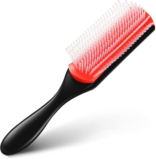 9 Row Detangling Hair Curls Styling Brush