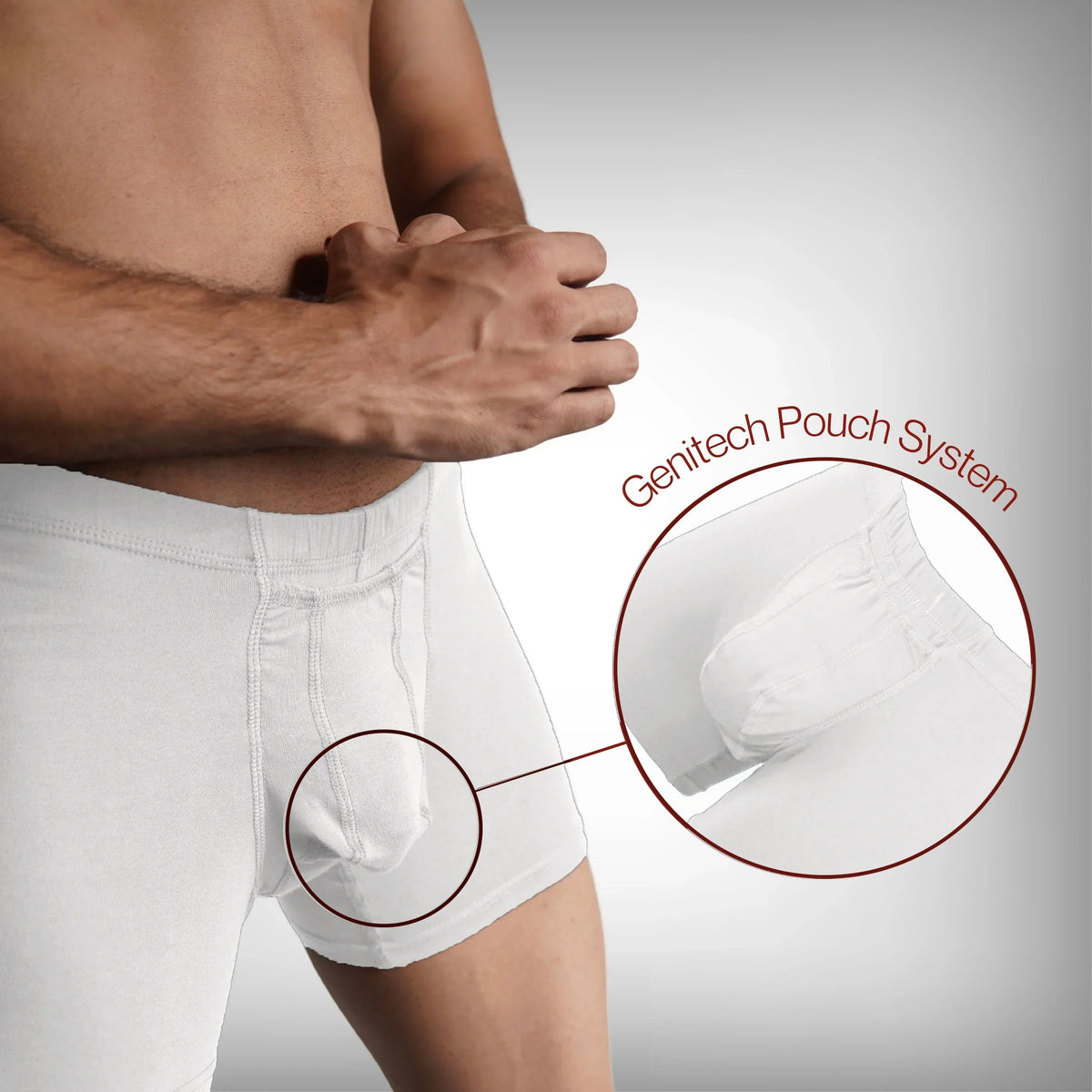 Astronut Men's Boxer Shorts With Geni-Tech Pouch