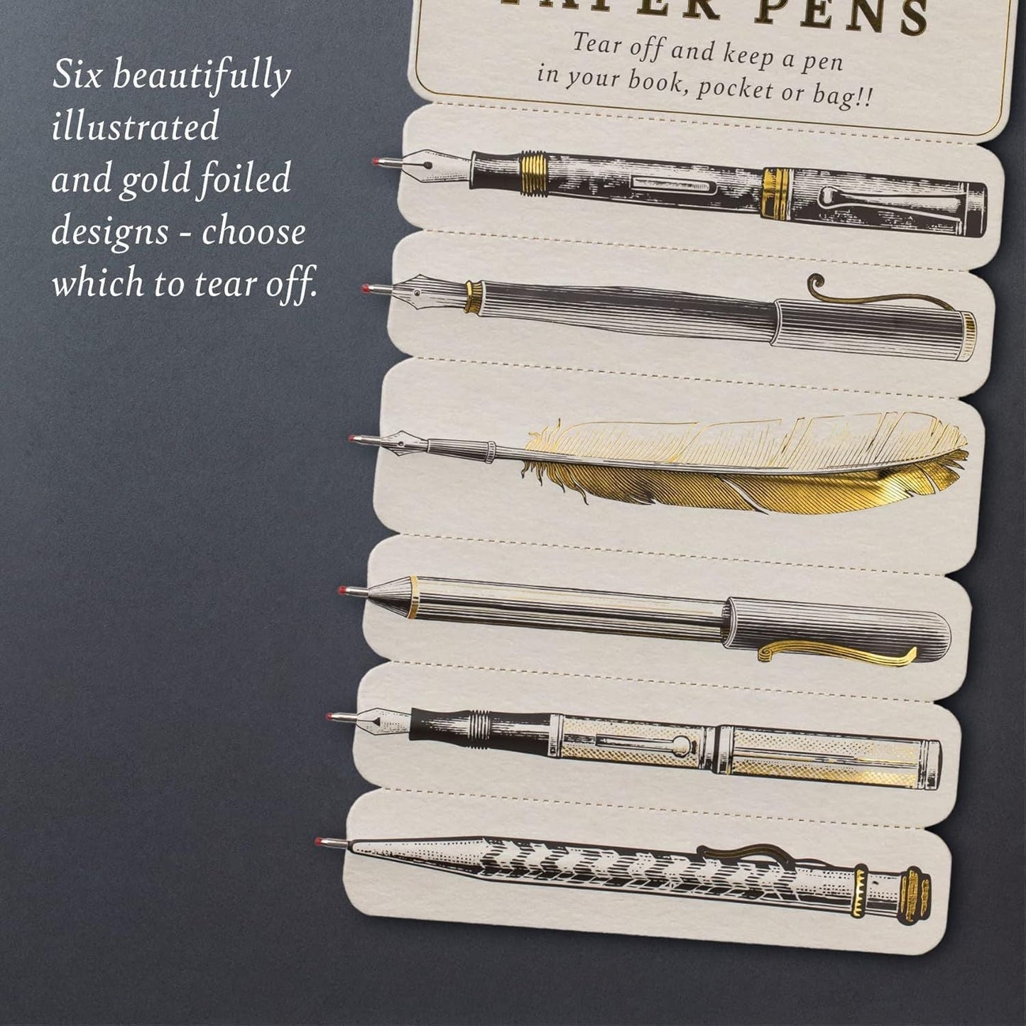 4 in 1 Flat Paper Pens