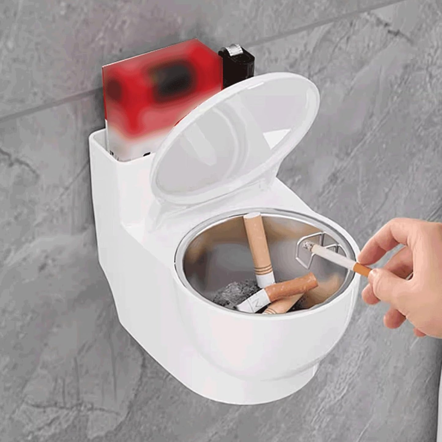 Wall-mounted Ashtray Toilet shaped Ashtray