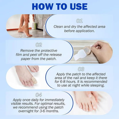 Nighttime Renewal Fungal Nail Treatment Patches