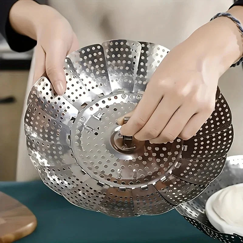 Stainless Steel Expandable Steamer Basket | Imported Quality