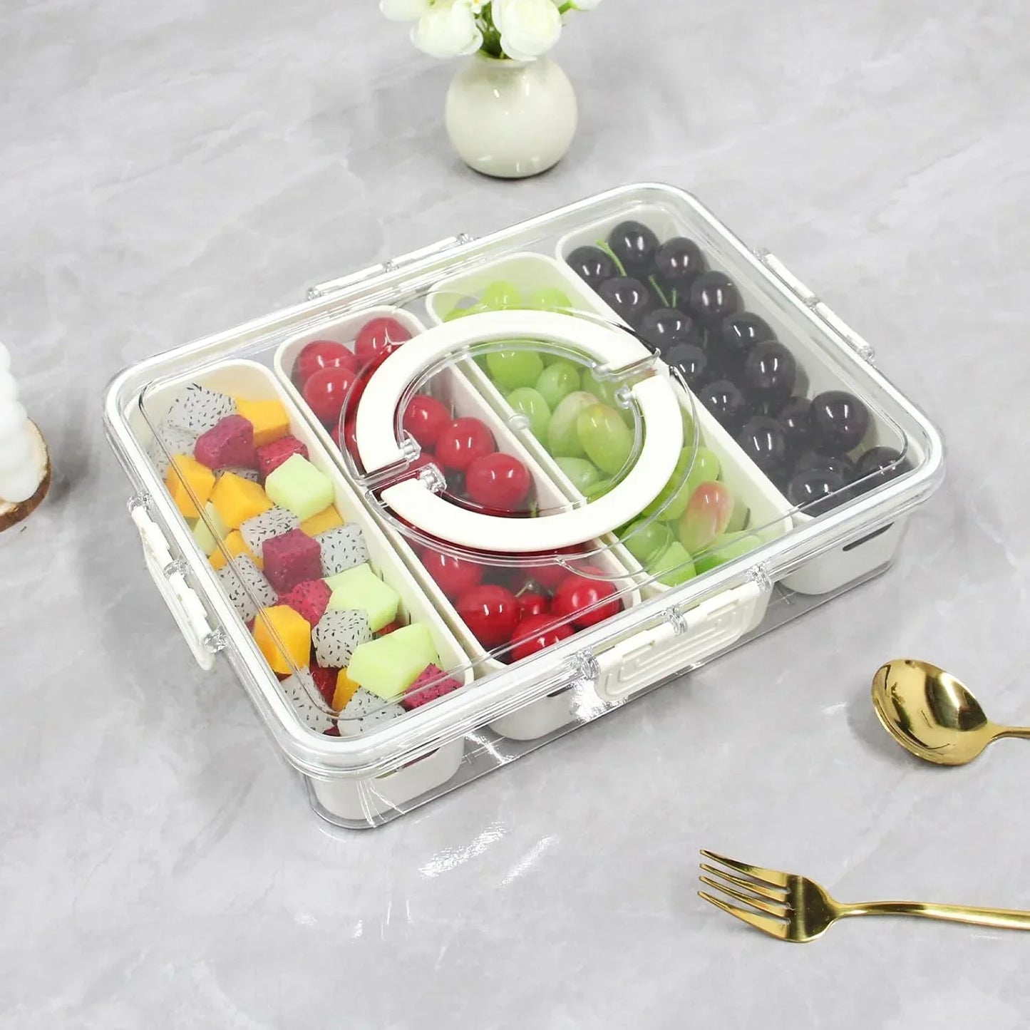 Fresh Portable Snack & Veggie Storage Box