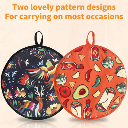 Roti Heat Insulated Cloth Pouch – Microwave & Oven Safe
