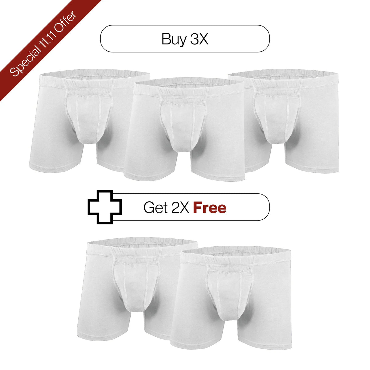 Astronut Men's Boxer Shorts With Geni-Tech Pouch