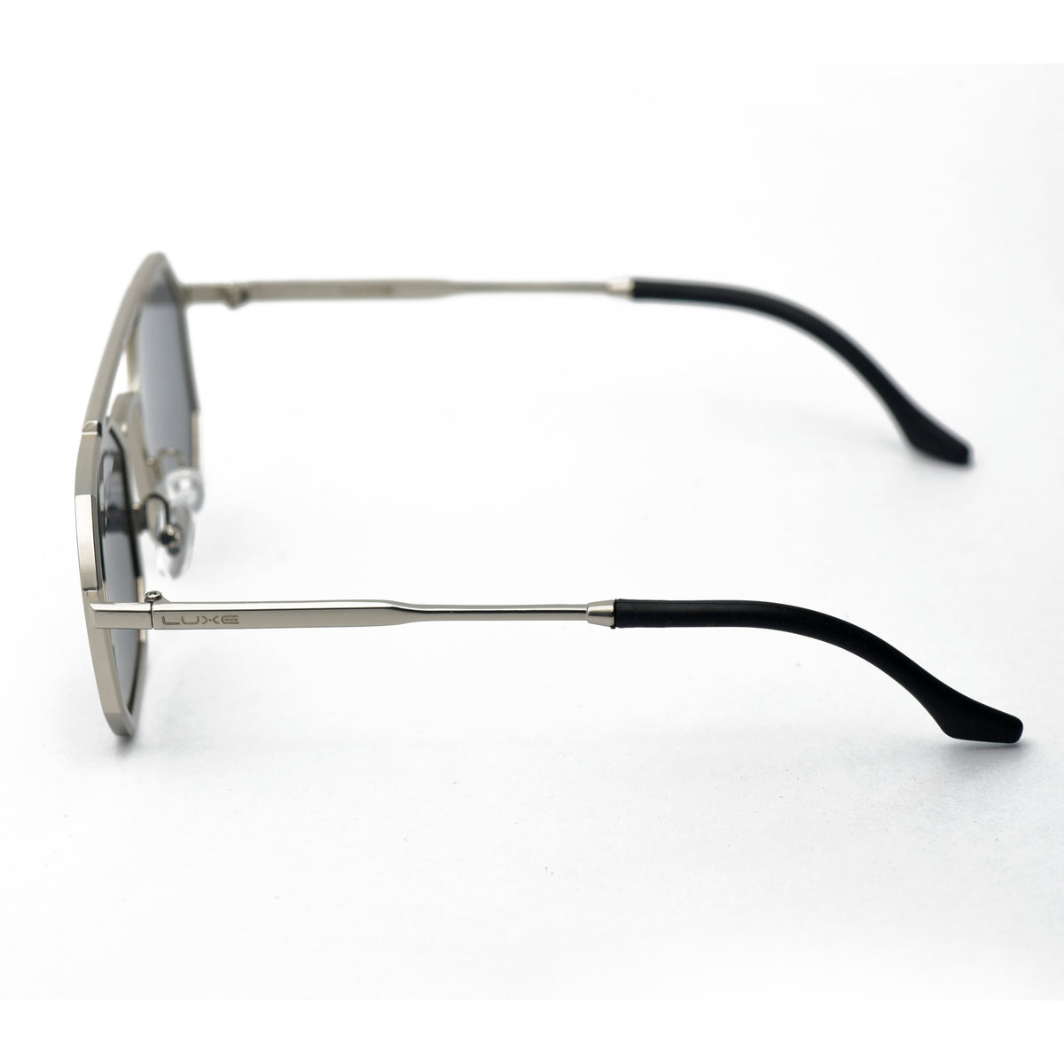 Unisex Silver Metal Glasses