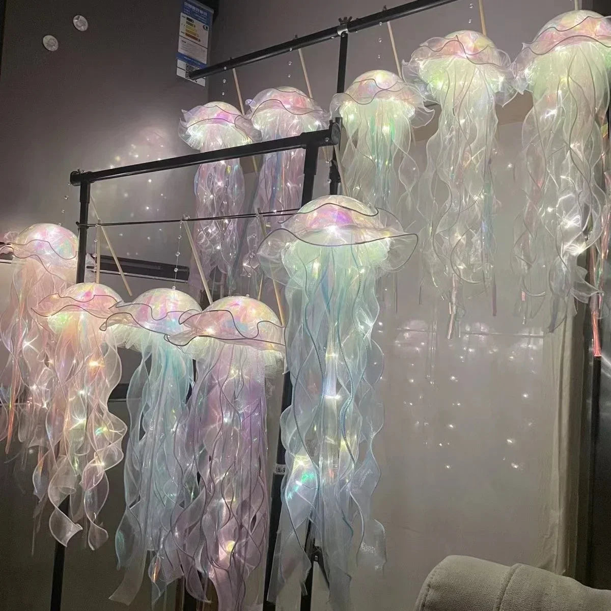 ✨Glitter Jellyfish Lamp