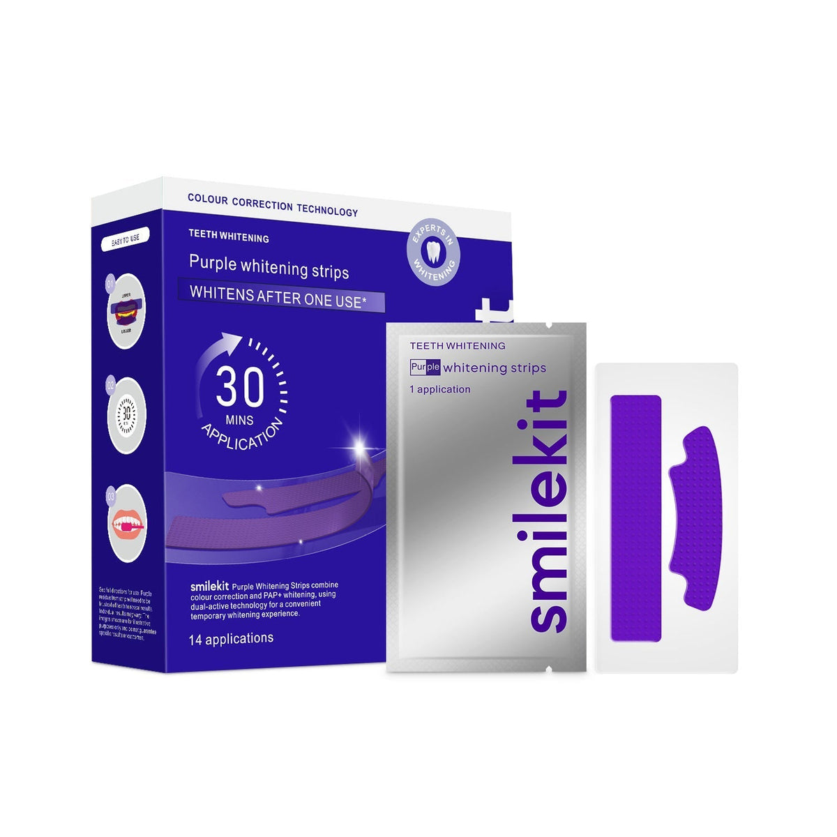 SmileKit Purple Whitening Strips