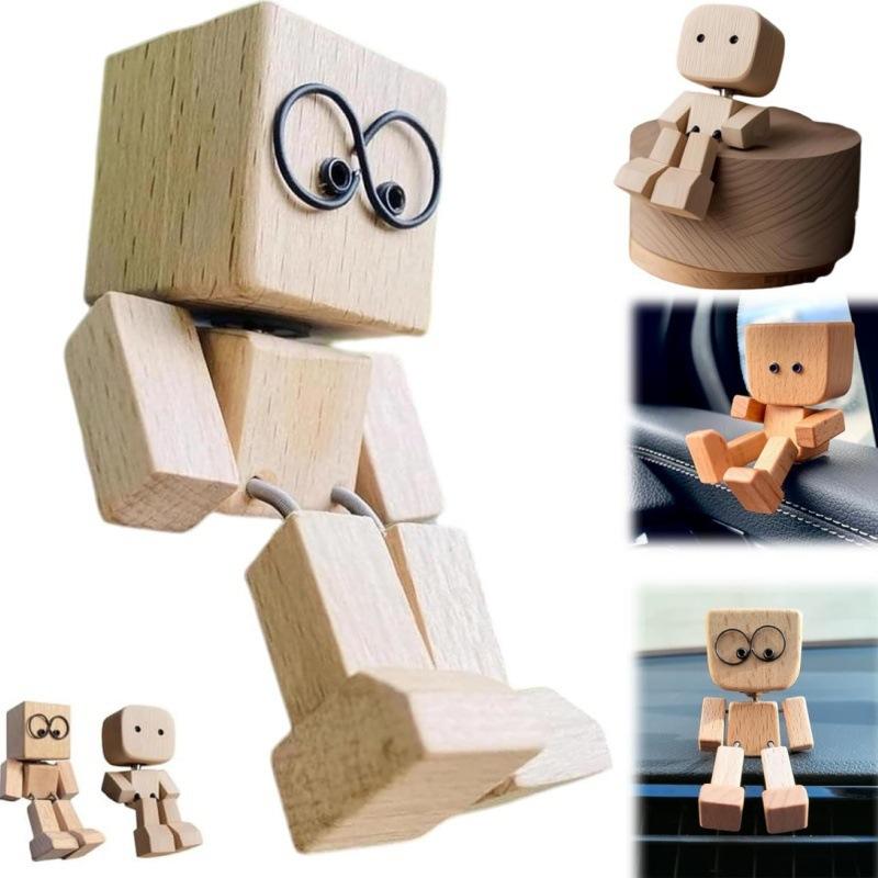 Handcrafted Wooden Block Buddy Figurines🌲