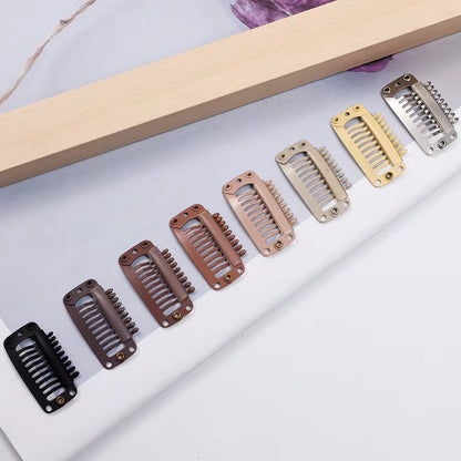 Metal Snap Hair Clips for Wigs & Extensions – Secure & Comfortable Hold 🌟