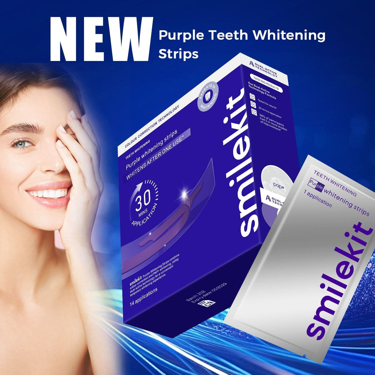 SmileKit Purple Whitening Strips