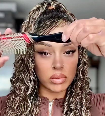 9 Row Detangling Hair Curls Styling Brush