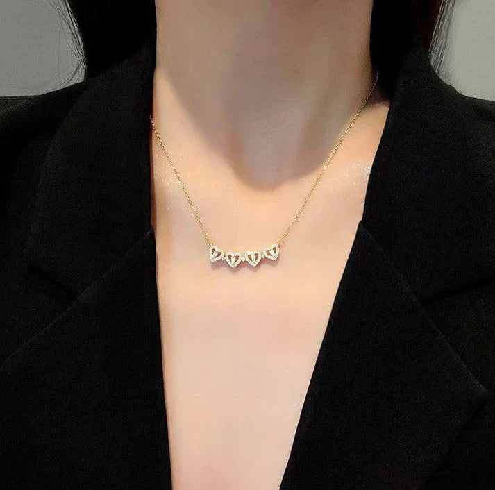 2 in 1 Heart Necklace