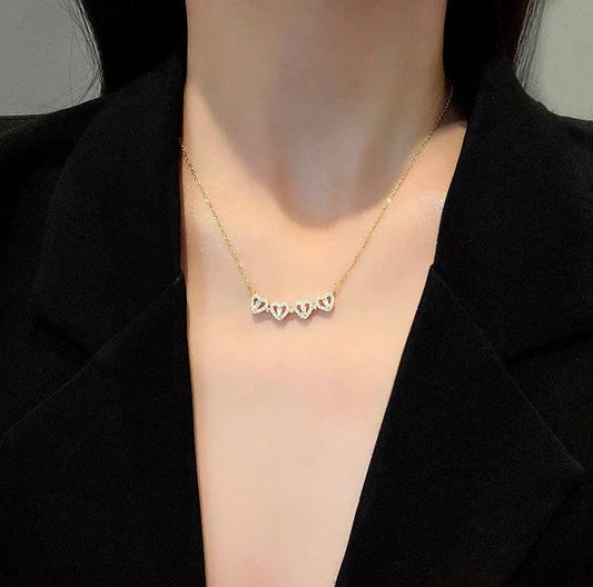 2 in 1 Heart Necklace