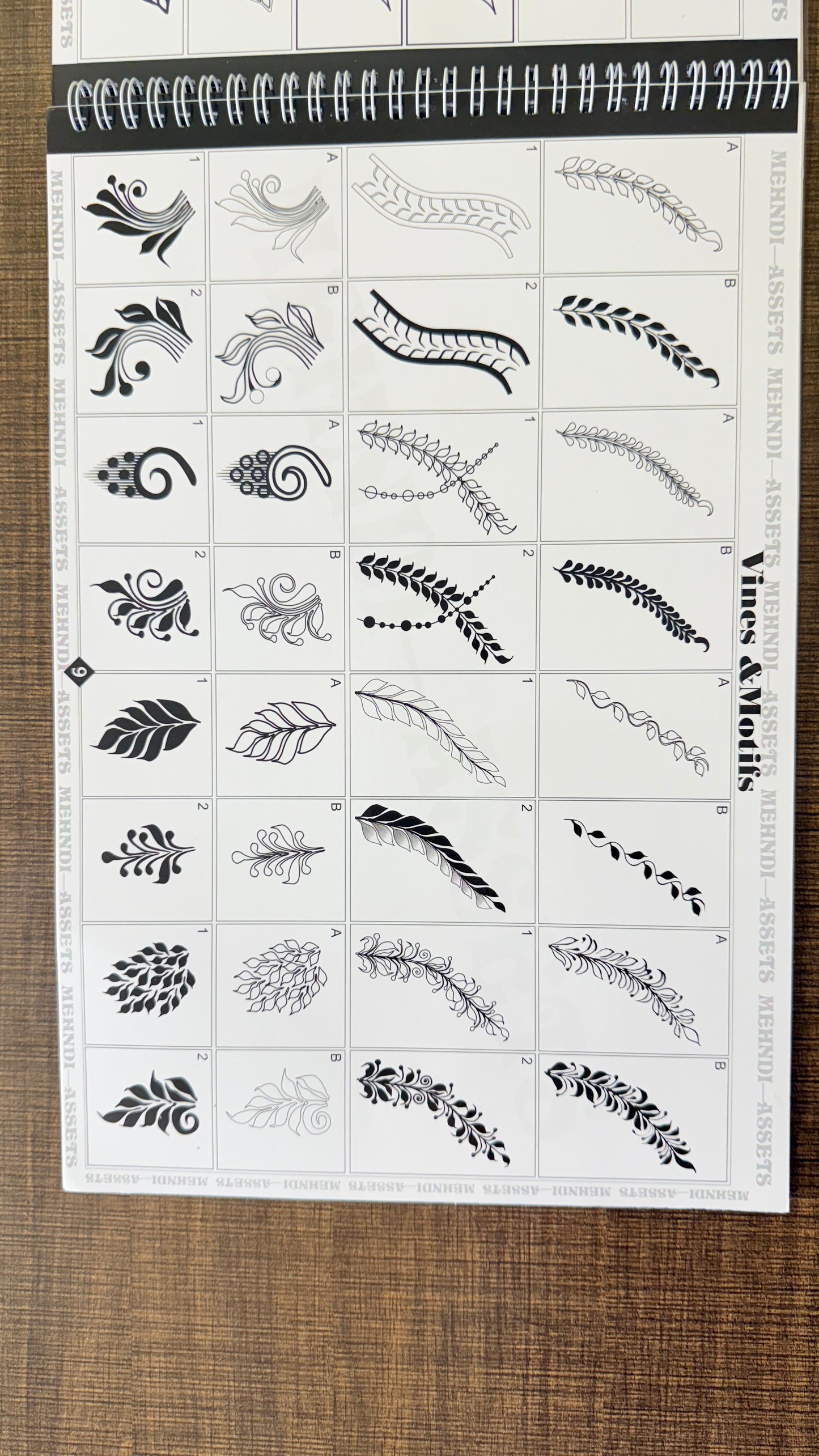 Mehndi Practice book