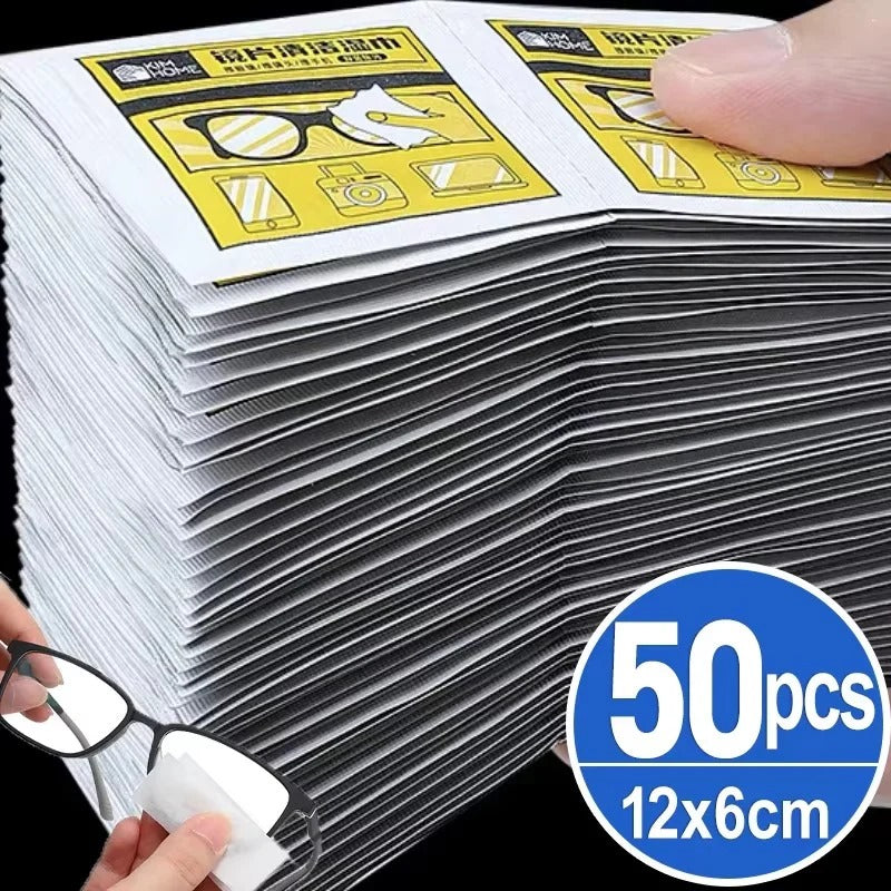 Glasses Cleaner Wet Wipe Disposable Anti Fog