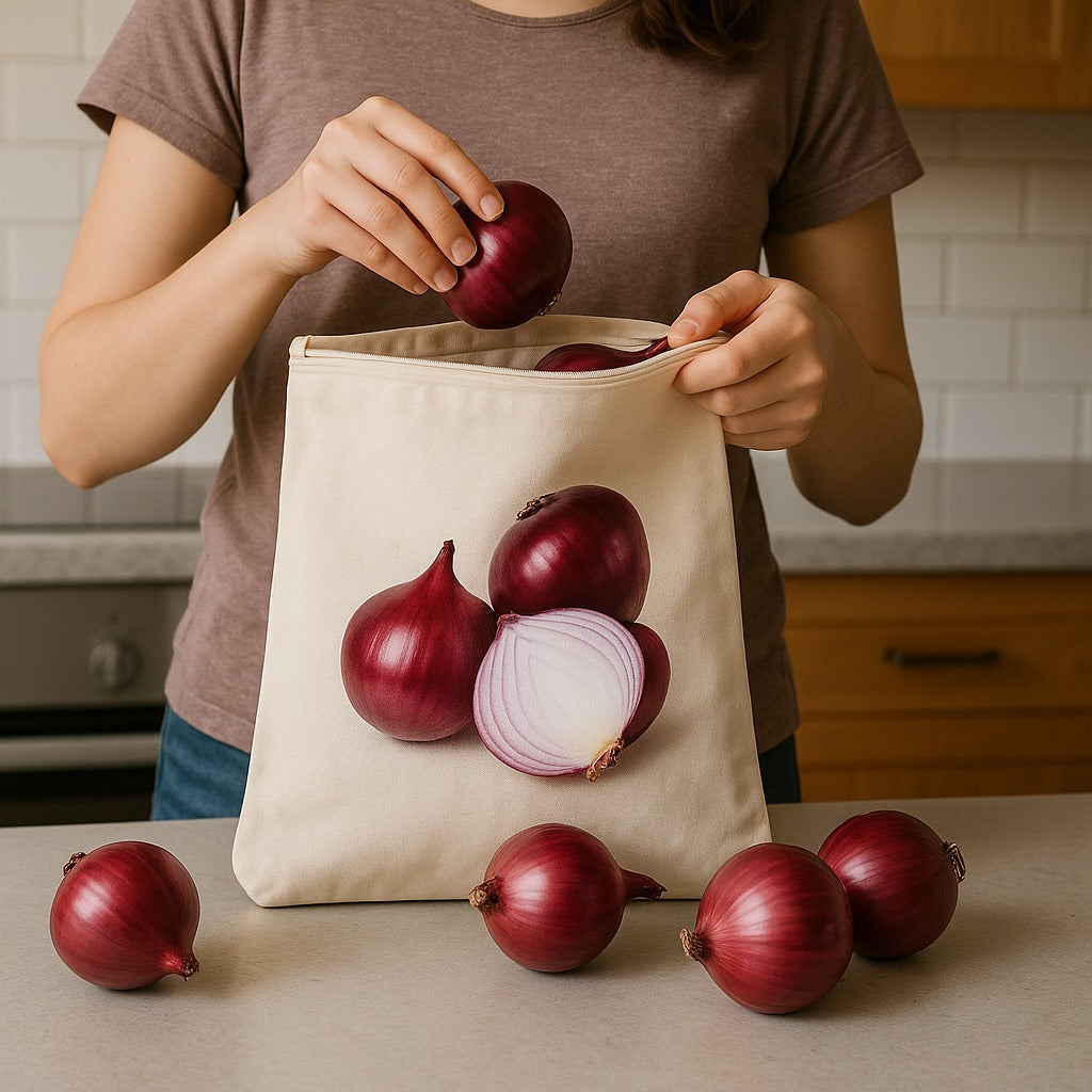 Reusable Anti-Bacterial Vegetable Storage Bags