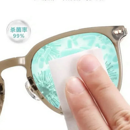 Glasses Cleaner Wet Wipe Disposable Anti Fog