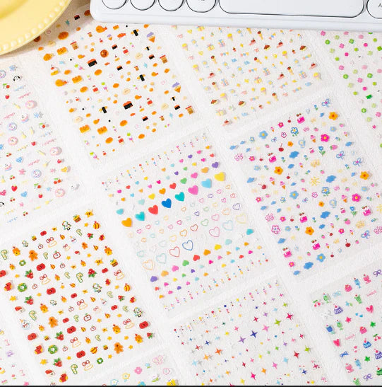 Random Non-Repeating Nail Stickers