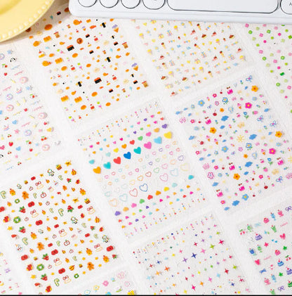 Random Non-Repeating Nail Stickers