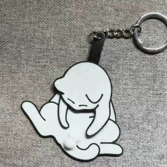 Funny Cat Keychain