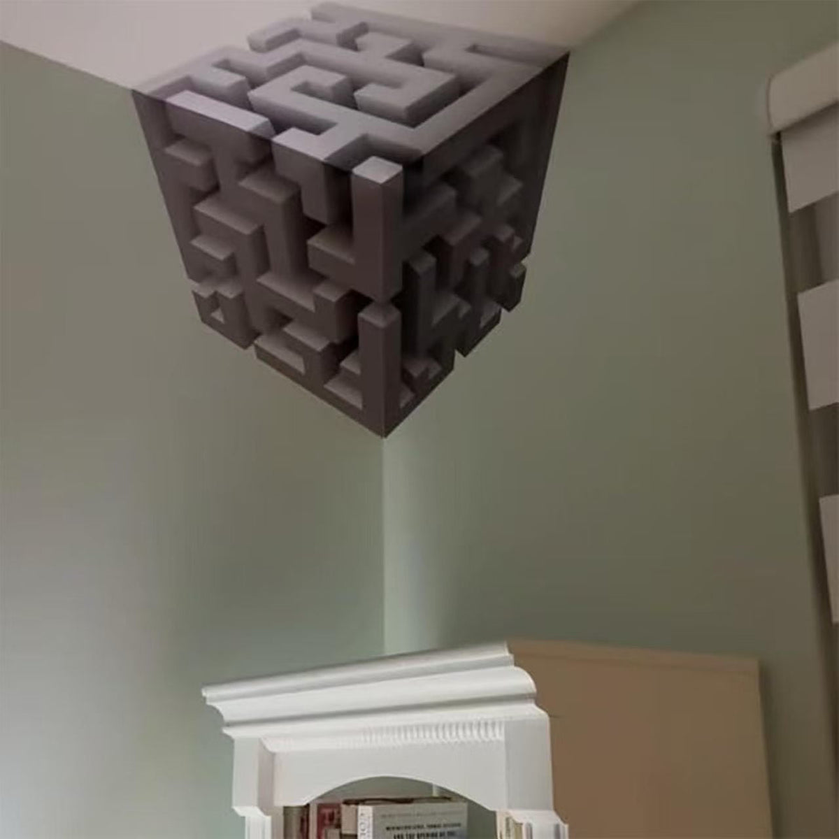 3D Modern Optical Illusion Wall Art Design